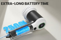 Two speed cordless electric scrubber brush
