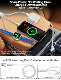 type c and lightning connectors multi charging cable detail