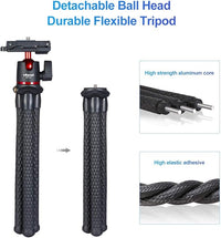 ULANZI Tripod with Hidden Phone Holder, Ideal for iPhone and Android Smartphones
