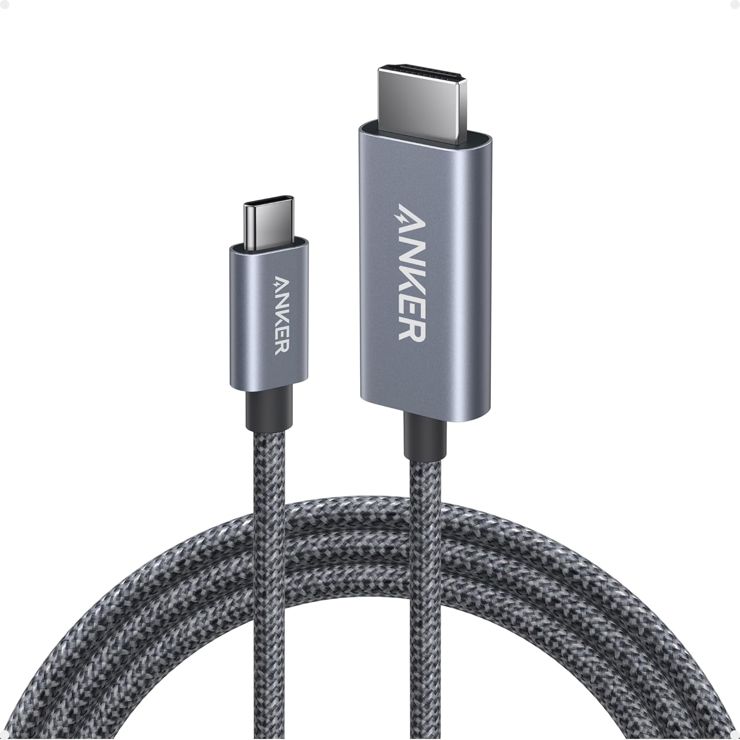 6FT USB C to HDMI cable with 4K@60Hz resolution and advanced shielding.