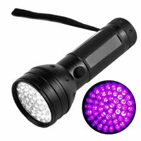 UV flashlight black light with 51 LED for detecting pet urine and stains