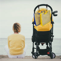 Universal fit stroller hooks, ideal for holding baby essentials, bags, and groceries.