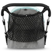 Universal Stroller Organizer Mesh Caddy, Adjustable and Non-Slip for Uppababy, Nuna, Britax, and Doona Strollers
