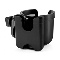 Universal cup holder with phone holder for car, stroller, and desk