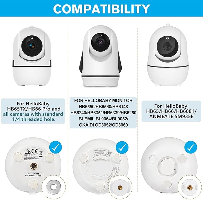 Universal Flexible Baby Monitor Camera Holder For Crib