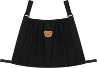 Universal stroller organizer bag with adjustable storage caddy for baby essentials