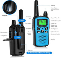 walkie talkie VOX hands free communication feature