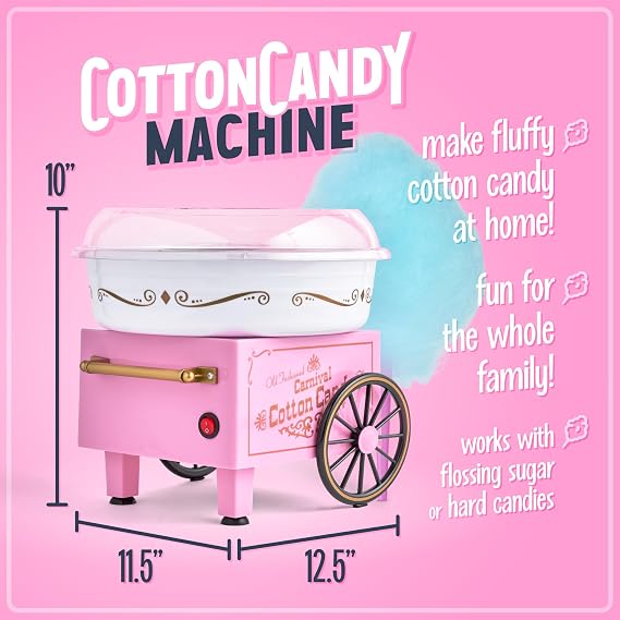 Electric Candy Floss Maker with Reusable Cones