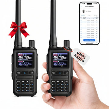  walkie talkie long range handheld radio 2 pack