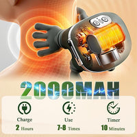 Warming shoulder and neck massage accessory for daily relaxation