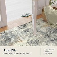 Modern abstract carpet rug for home office floor
