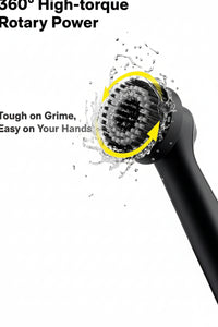 Waterproof cordless scrubber brush for household cleaning