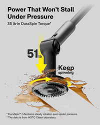 Waterproof electric spin cleaning brush for bathroom areas