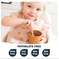 Catch-All Pocket of Baby Bib for Mess-Free Eating