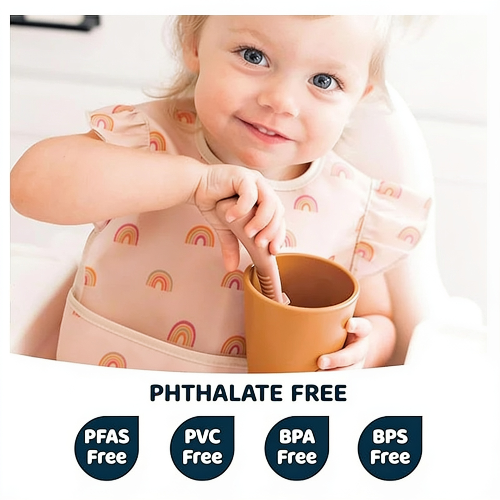 Catch-All Pocket of Baby Bib for Mess-Free Eating