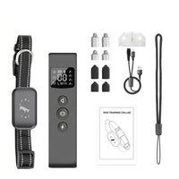 Waterproof remote dog training collar for outdoor training sessions