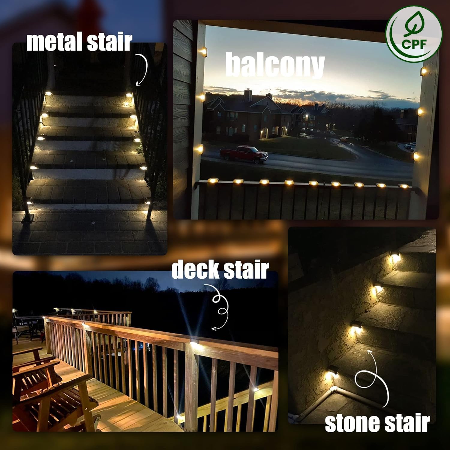 Waterproof Solar Step Lights