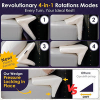Soft Foam Wedge Pillow for Mattress