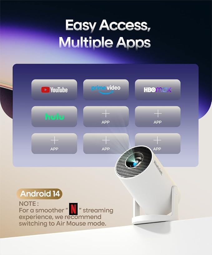 wireless projector wifi bluetooth connectivity features
