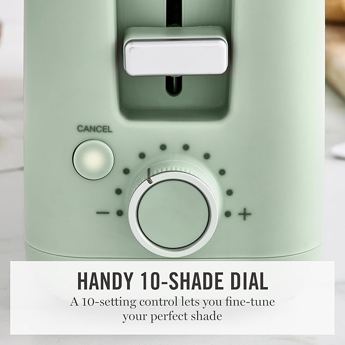 Wide slot bread toaster for bagels buns and sliced bread