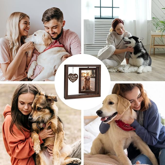 Wooden Photo Display Frame For 4 By 6 Inch Pet Photos