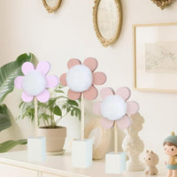 Wooden floral decor for baby room with cheerful daisy flowers