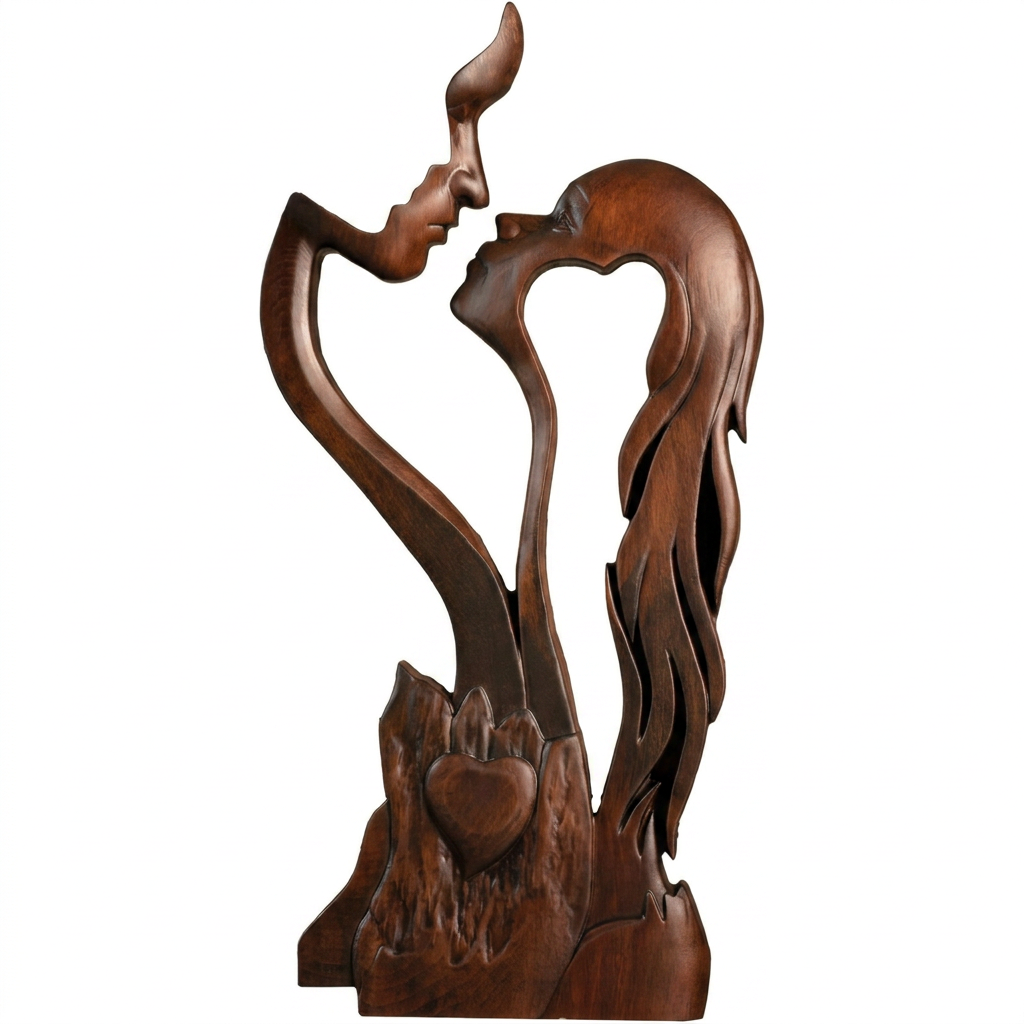 Abstract Romantic Love Statue for Anniversary Valentine and Wedding Gift