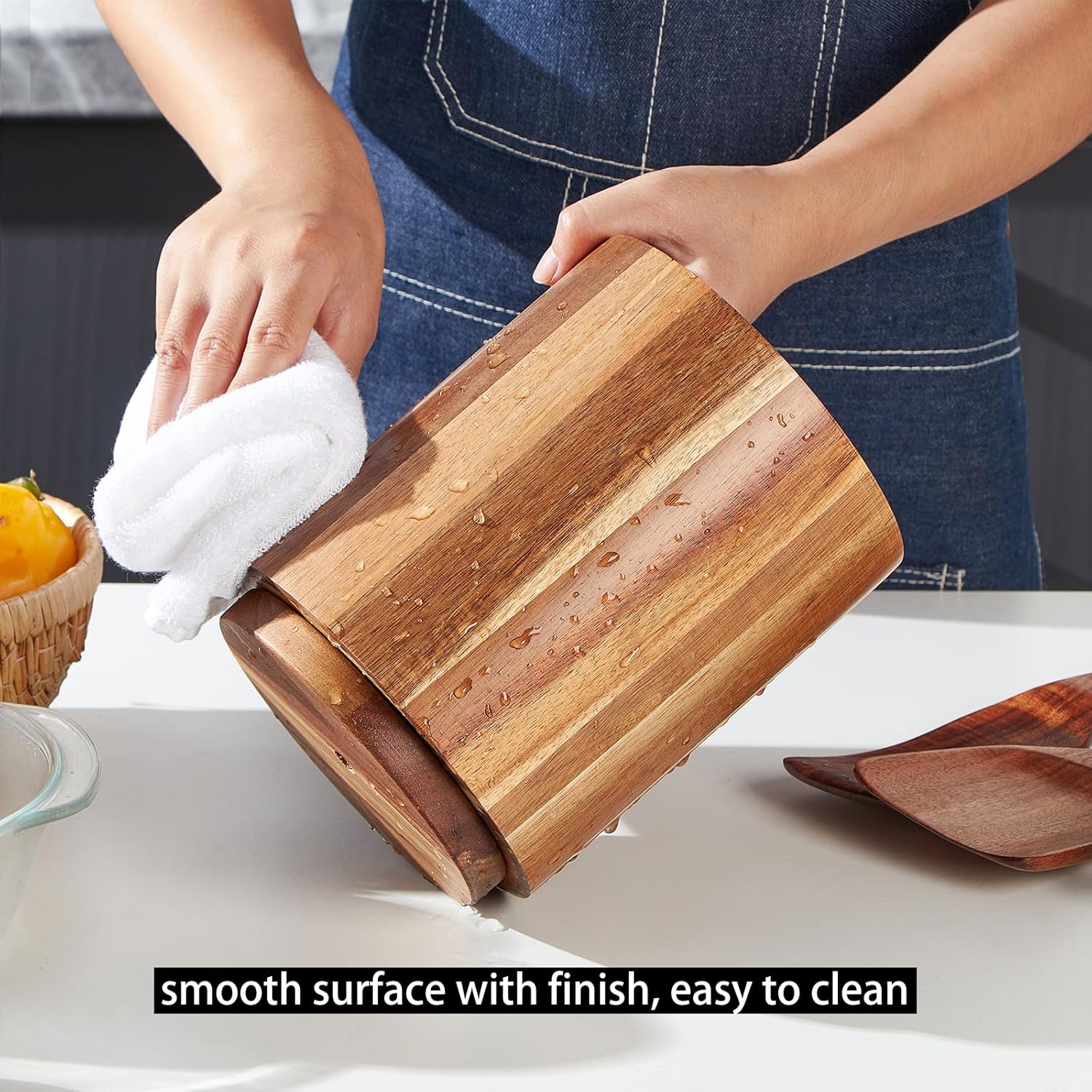 Wooden Kitchen Organizer