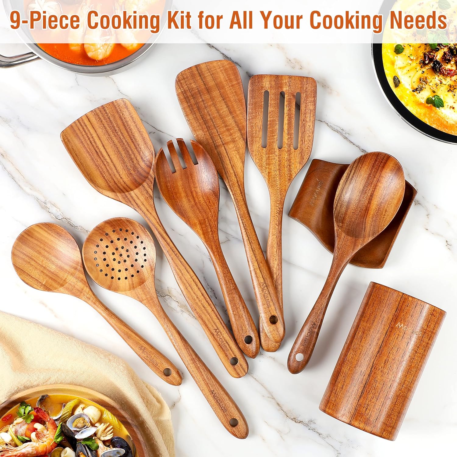 Eco Friendly Teak Kitchen Utensils