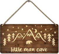 Woodland nursery wall decor with forest animal theme