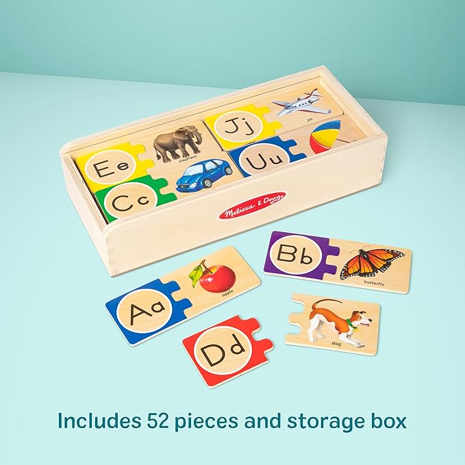 ABC learning puzzle set for kids letter matching educational toy