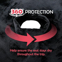absorbent baby seat protector pad for leaks and spills