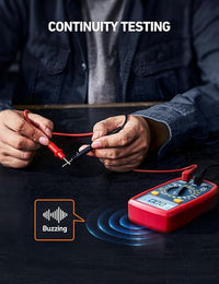 AC DC Digital Multimeter for Voltage and Current Measurement