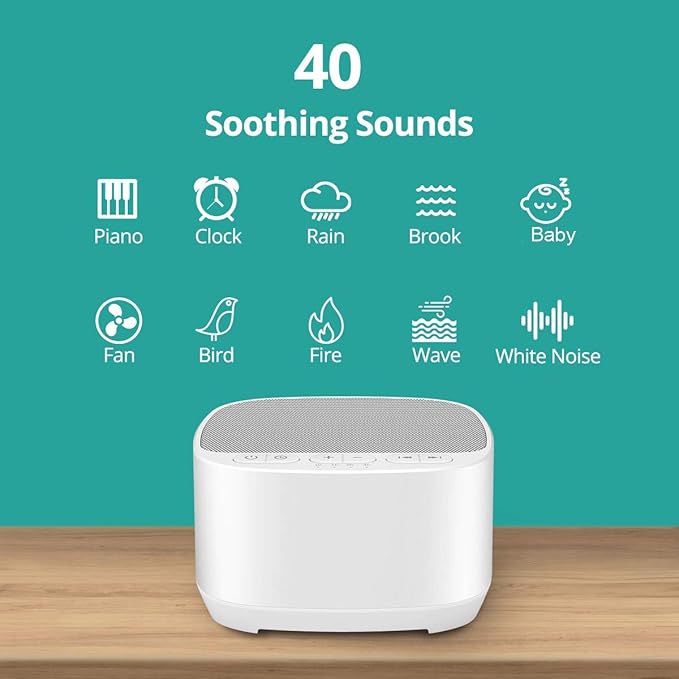 AC Powered White Noise Sound Machine For Bedroom