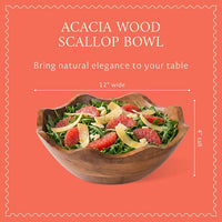 Natural wooden fruit bowl for kitchen counter