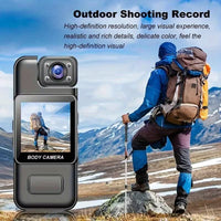 Portable action camera featuring 1000mAh rechargeable battery