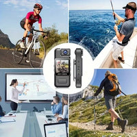 Action camera showing mode for low-light recording