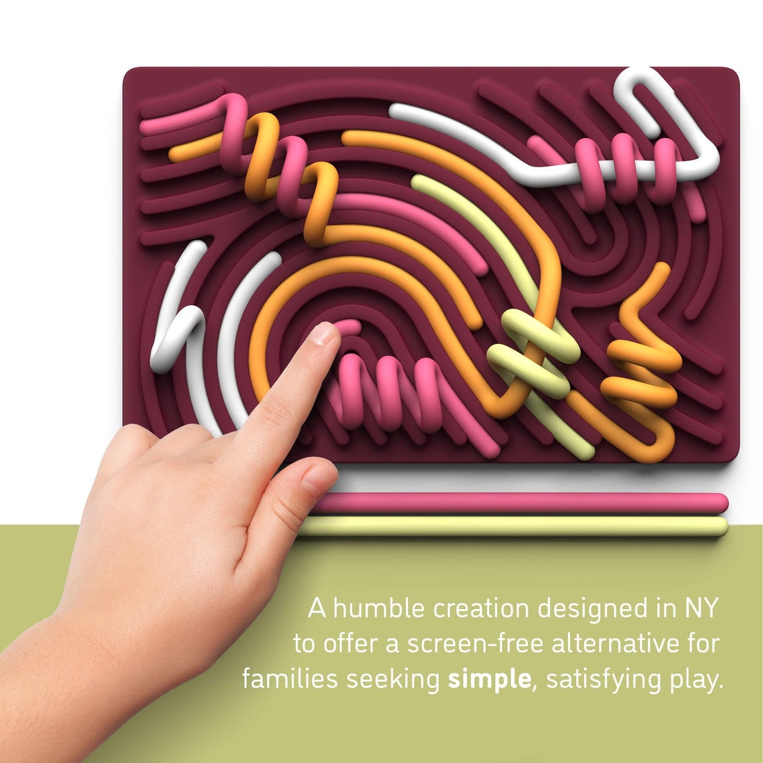 Fidget board for ADHD and autism calming sensory toy