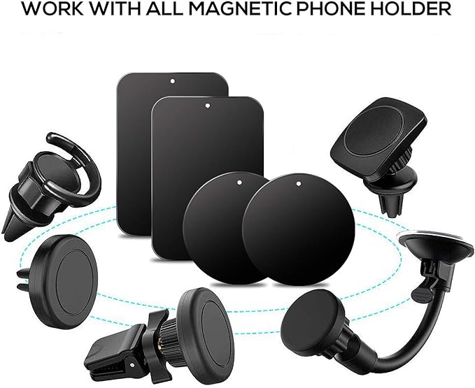 Adhesive metal plate with strong 3M sticker for phone