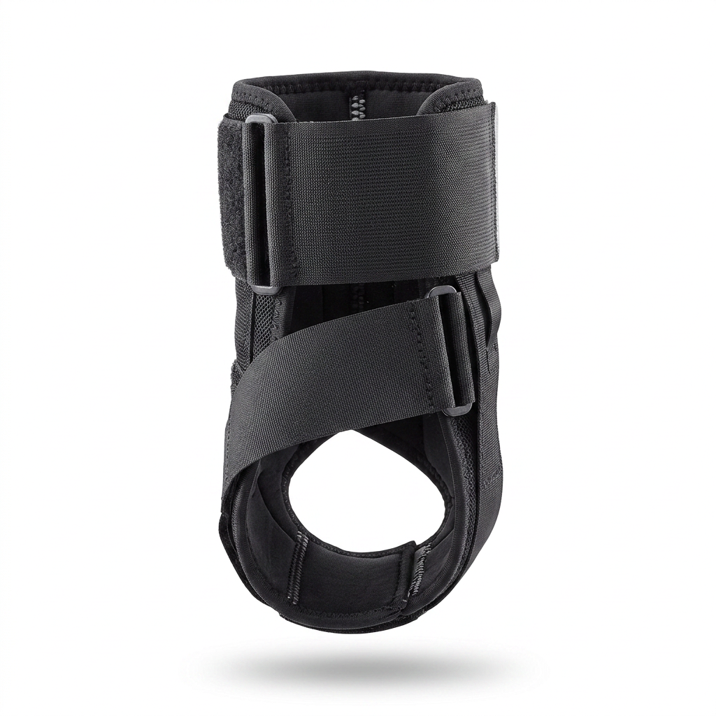 Adjustable ankle support for walking and daily activities