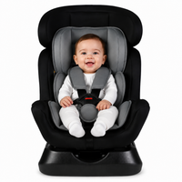 Adjustable baby car seat side profile design