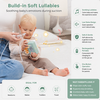 Baby nasal cleaning device with adjustable operating settings