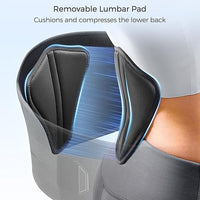 Adjustable back support belt for men and women with compression pulley straps