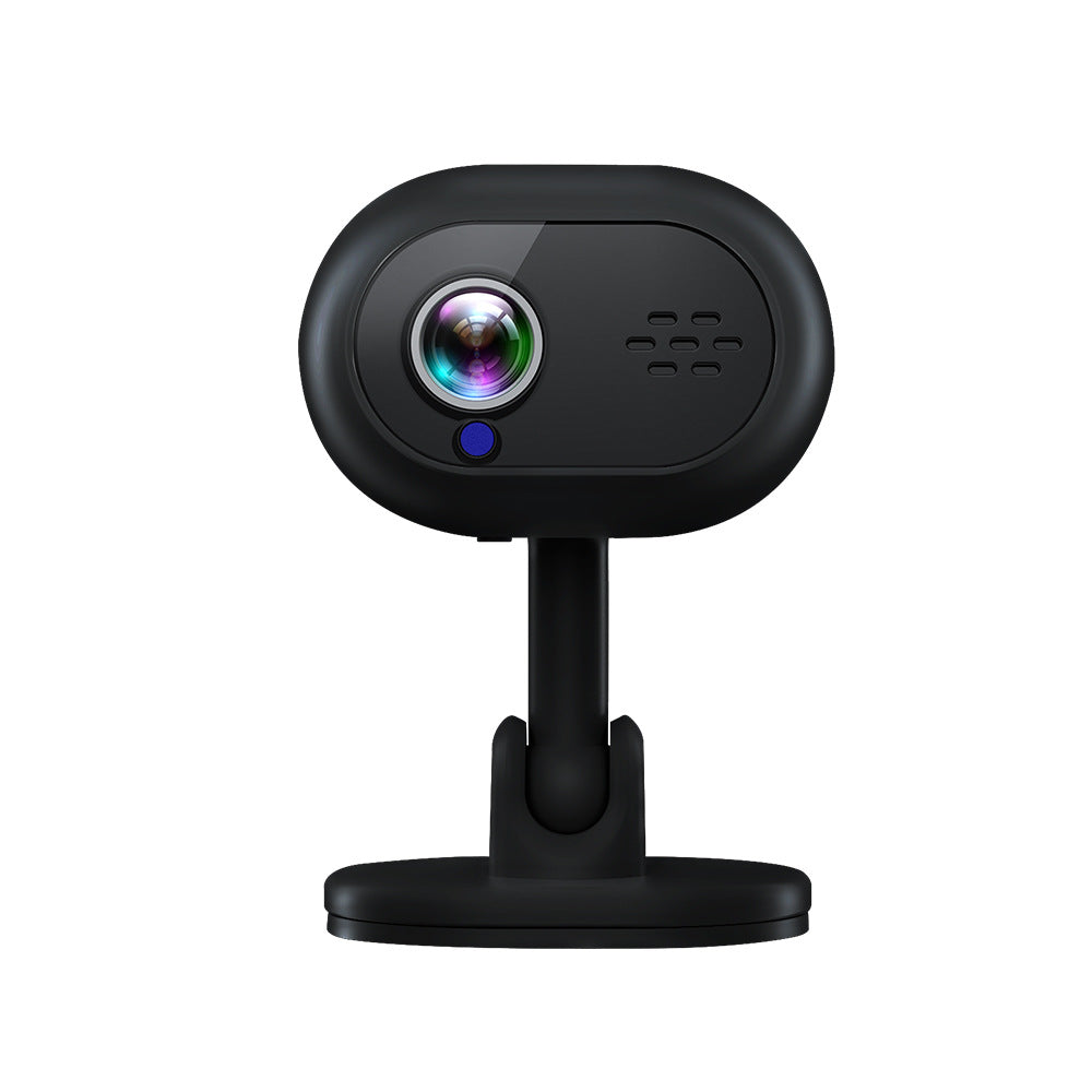 Adjustable smart camera positioned for indoor use