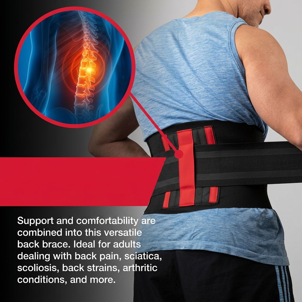 Close-up of adjustable strap design on comfort belt