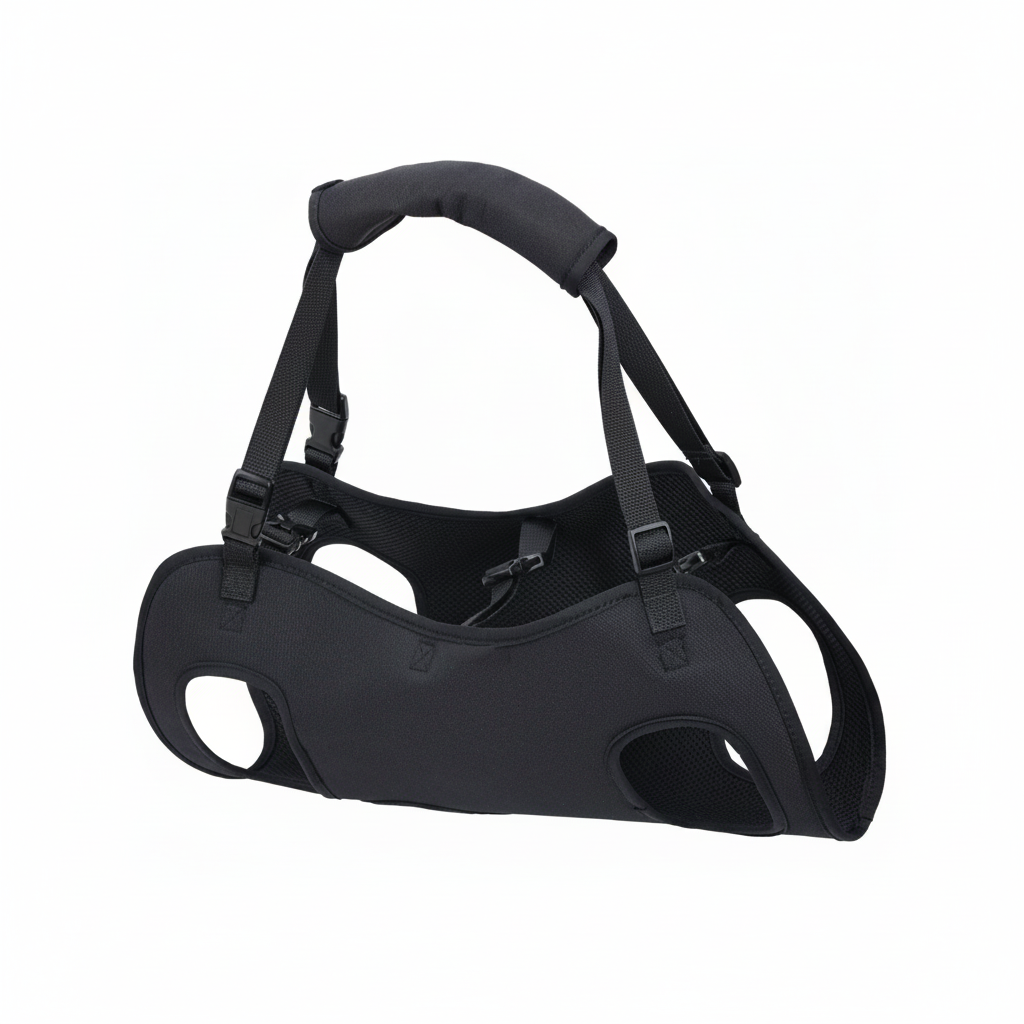 Adjustable Dog Support Harness with Rear Lift Sling Design