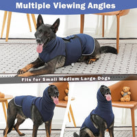 Adjustable Dog Comfort Vest Showing Secure Fastener Design