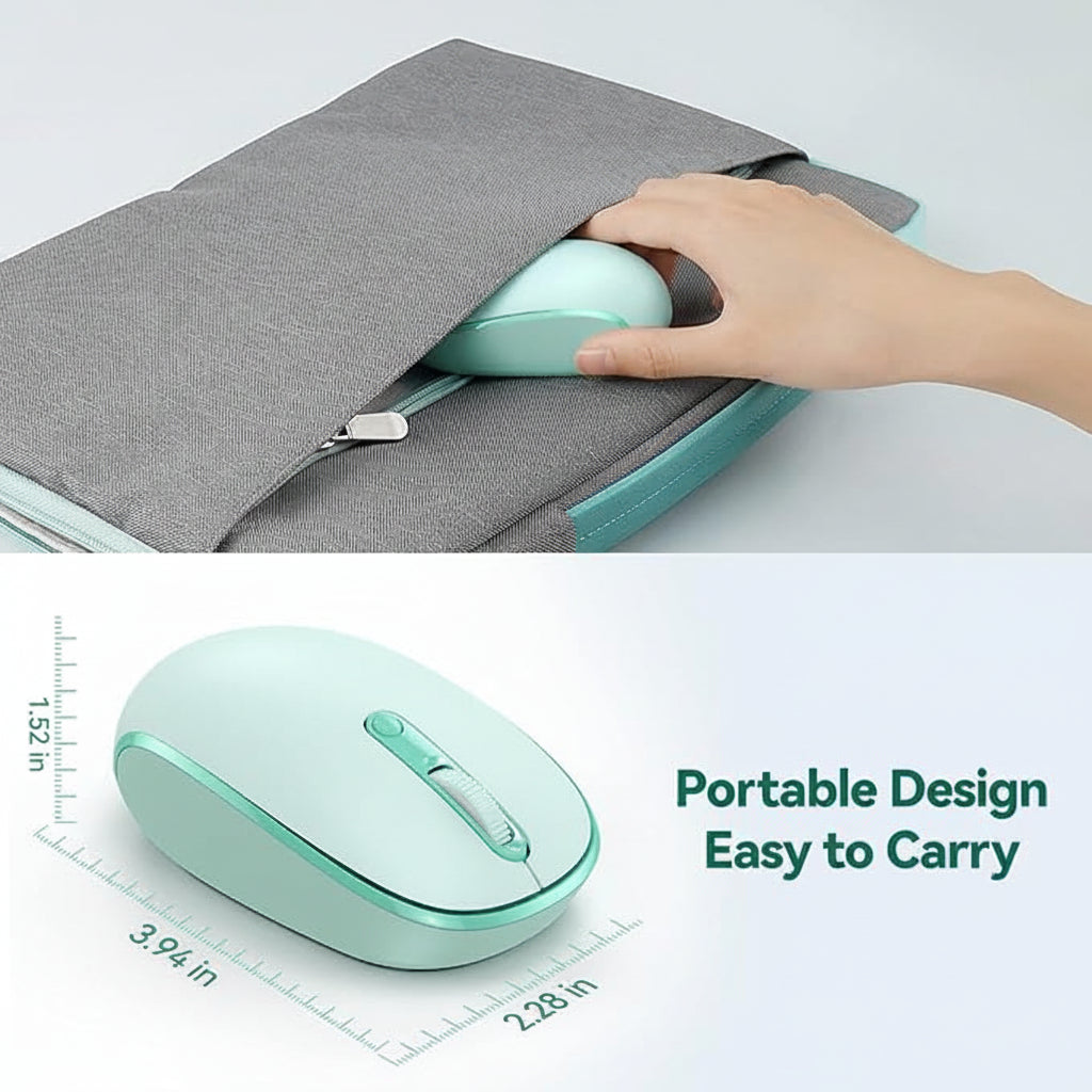 Adjustable DPI wireless mouse with 800 1200 and 1600 DPI control