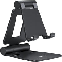Adjustable foldable phone stand for desktop mobile holder