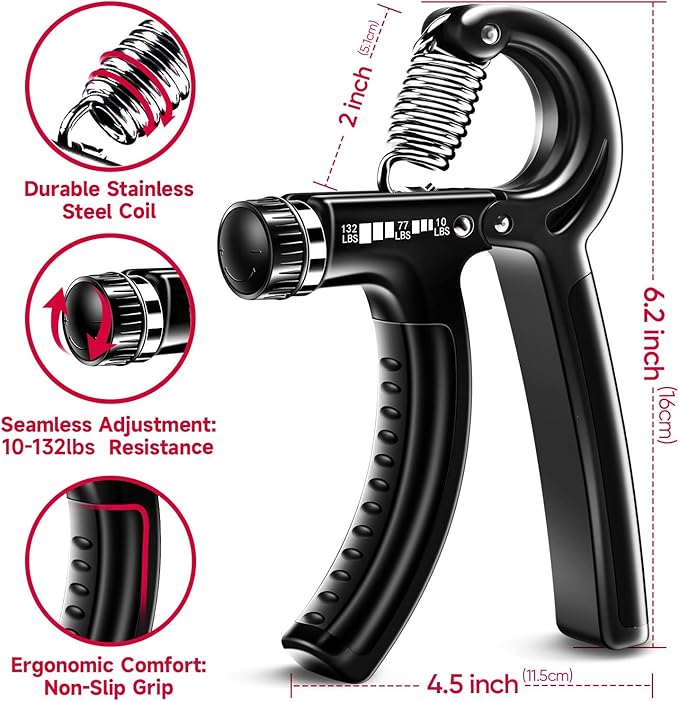 Adjustable Hand Gripper for Strength Training and Rehabilitation